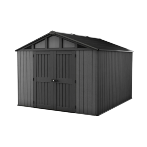 Keter Stronghold 10×11.5 ft Graphite Resin Outdoor Storage Shed