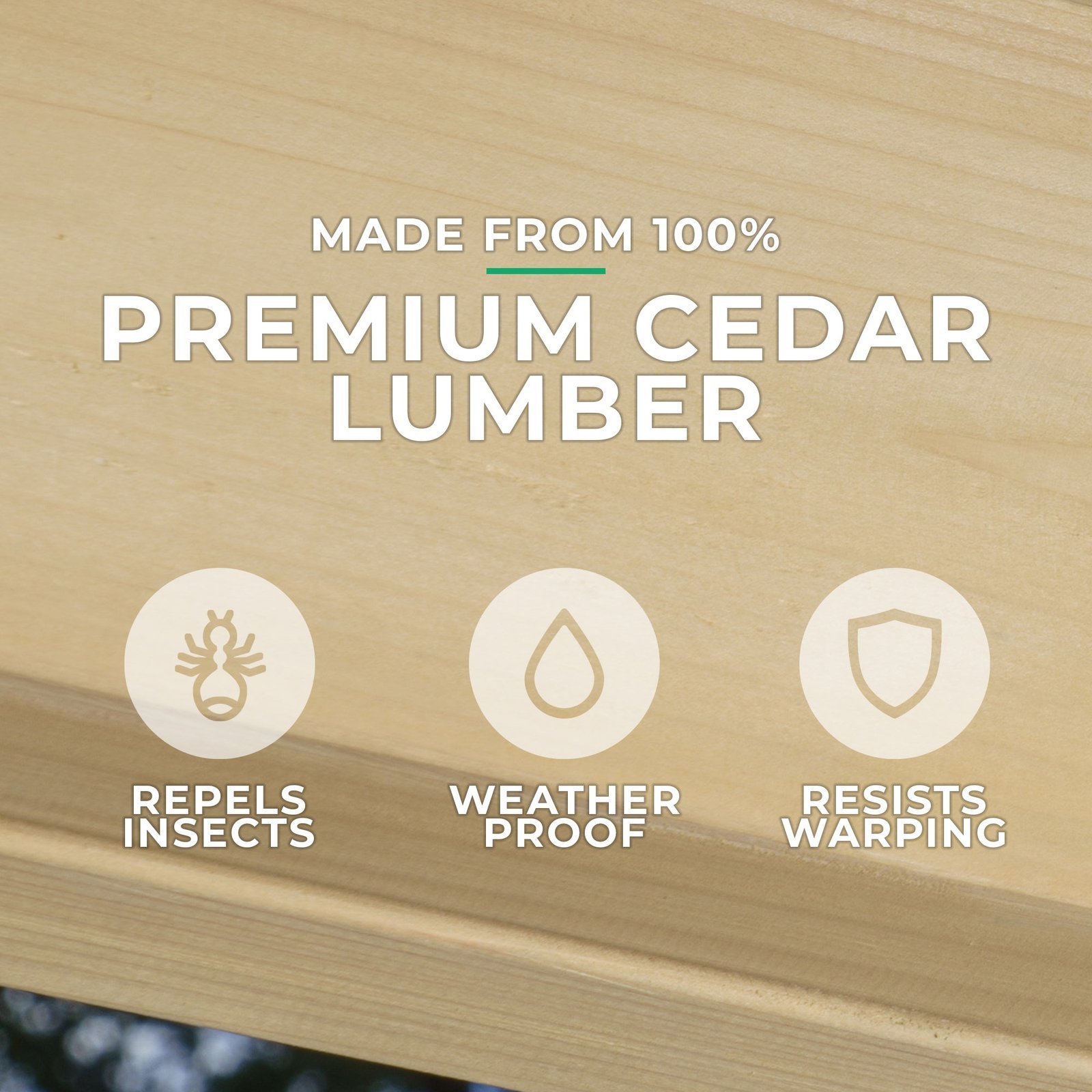 Yardistry Meridian Pergola Natural Cedar 10 ft×22 ft - Image 6