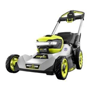 RYOBI 40V HP Brushless 21″ Self-Propelled Multi-Blade Lawn Mower Kit