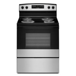 Amana 30-Inch 4.8 Cu. Ft. Freestanding Electric Range, Stainless Steel