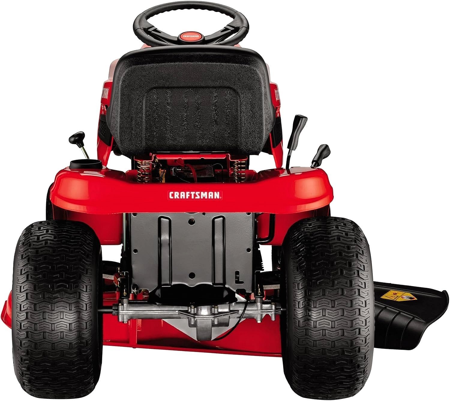 Craftsman T110 42-Inch 17.5 HP Gas Riding Mower with 7-Speed Manual Transmission - Image 4