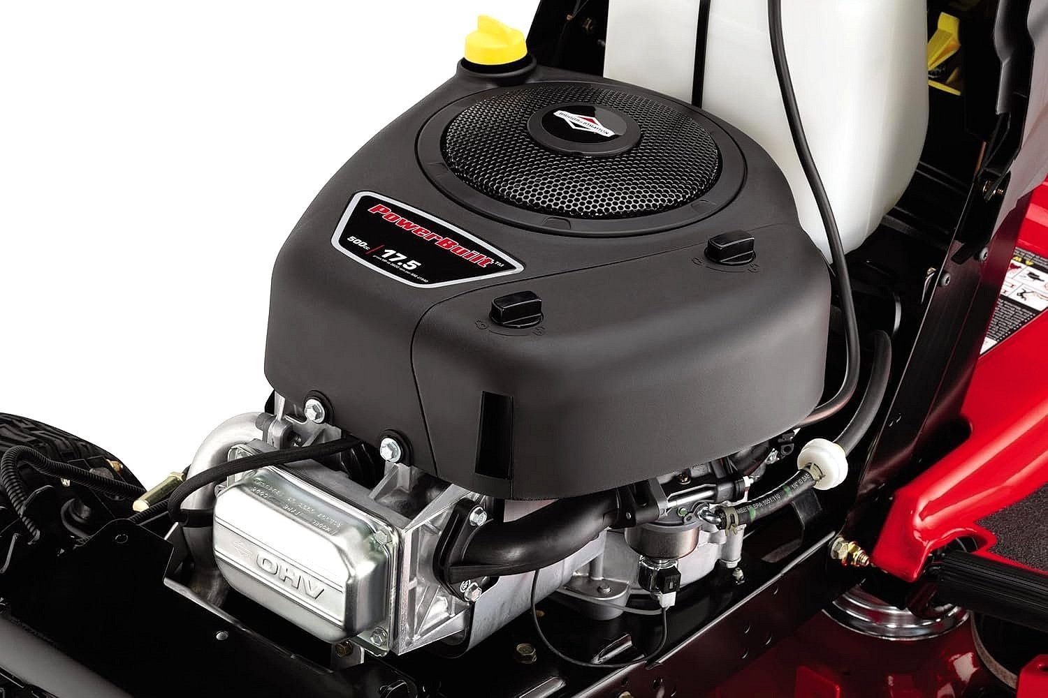 Craftsman T110 42-Inch 17.5 HP Gas Riding Mower with 7-Speed Manual Transmission - Image 10