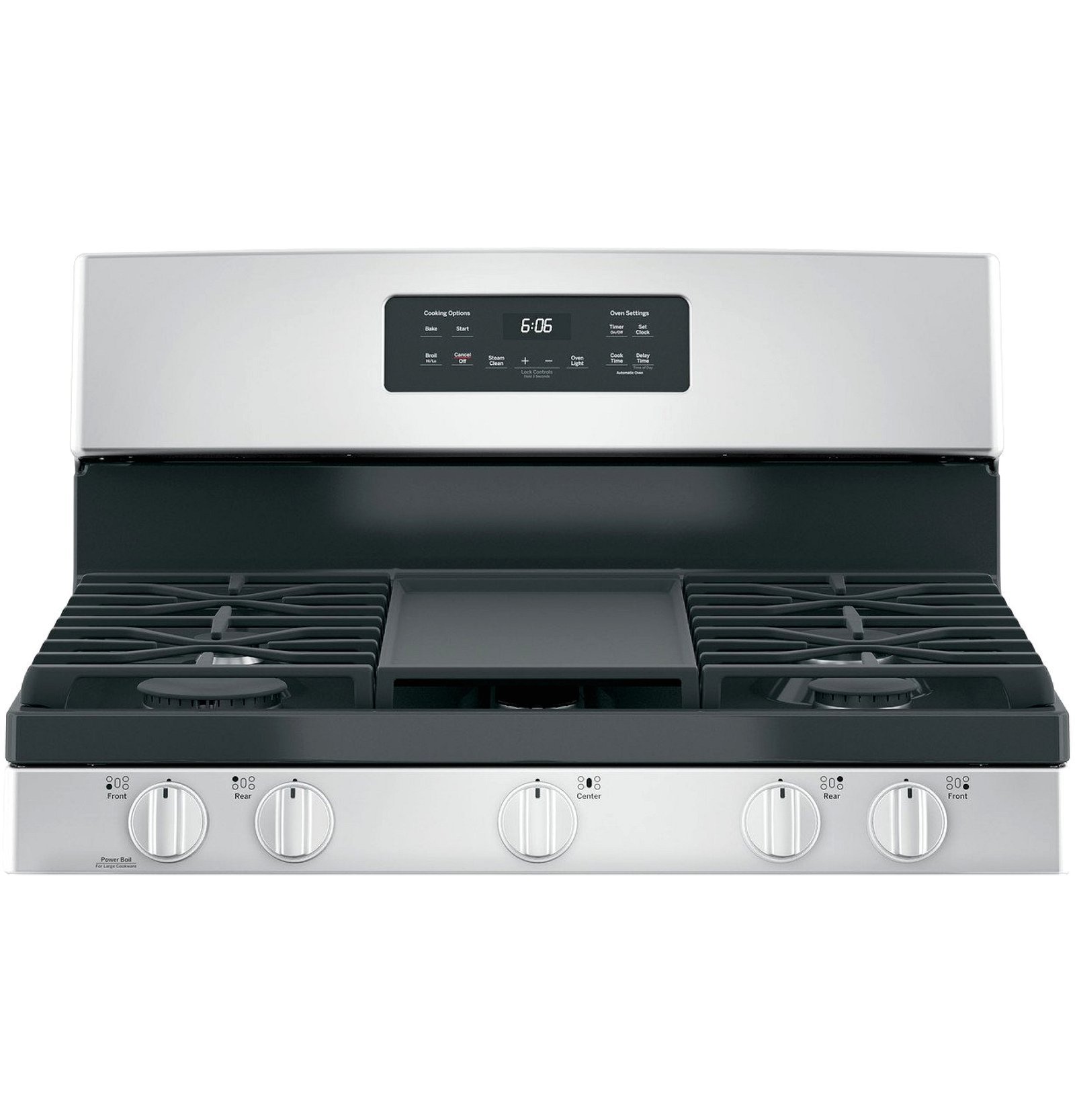 GE 30-Inch Freestanding Gas Range with 4.8 cu. ft. Oven Capacity and Sealed Cooktop Burners - Image 4