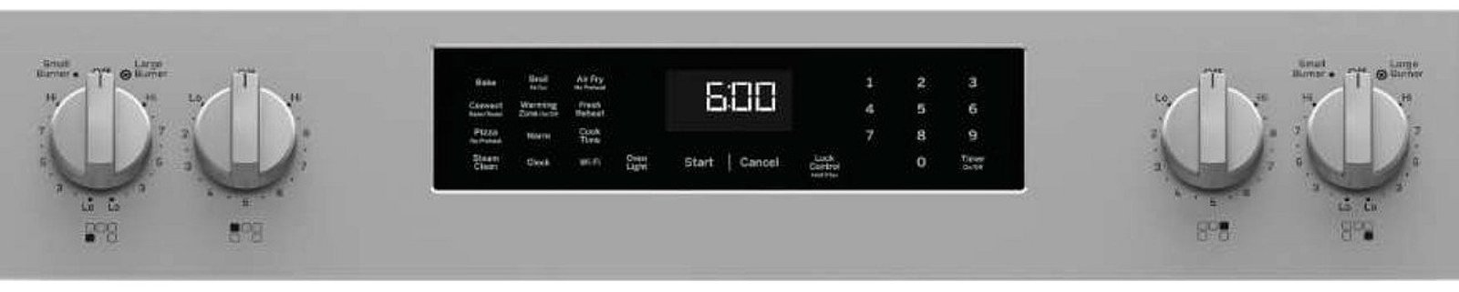 GE 30-inch Freestanding Electric Convection Range with No Preheat Air Fry, WiFi, and EasyWash Oven Tray, Stainless Steel - Image 2