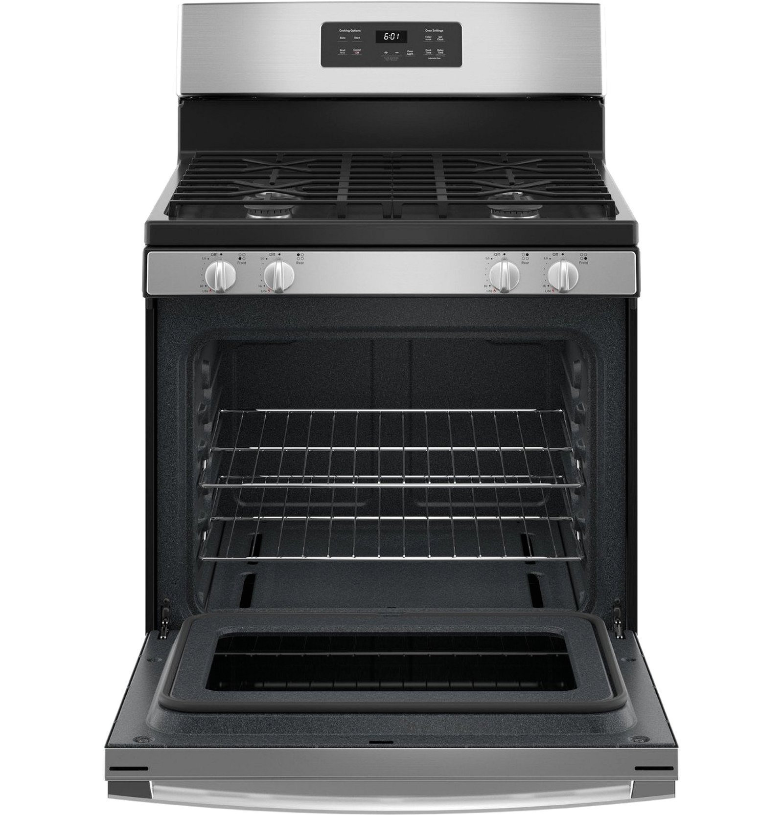 GE 30-Inch Freestanding Gas Range with 4.8 Cu. Ft. Oven, Stainless Steel – JGBS61RPSS - Image 5