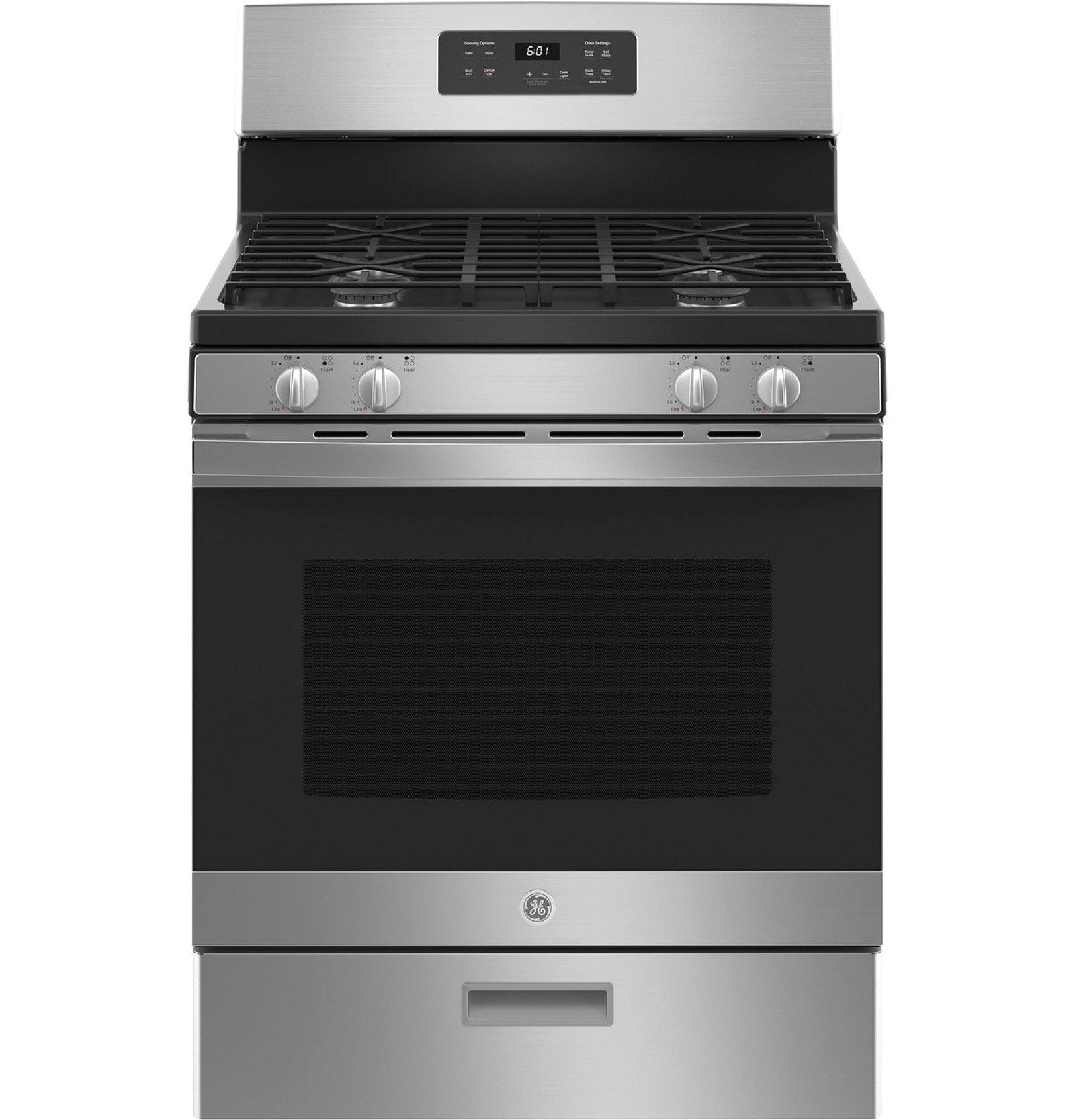 GE 30-Inch Freestanding Gas Range with 4.8 Cu. Ft. Oven, Stainless Steel – JGBS61RPSS - Image 6