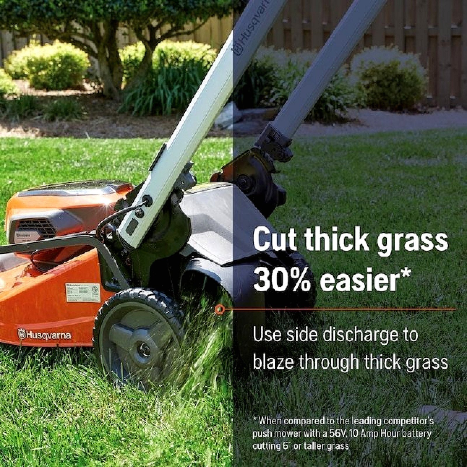 Husqvarna Lawn Xpert LE322R 40-Volt 21-in Self-Propelled Battery Push Mower - Image 2