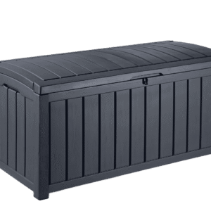 Keter Glenwood 103 Gallon Outdoor Storage Deck Box – Graphite