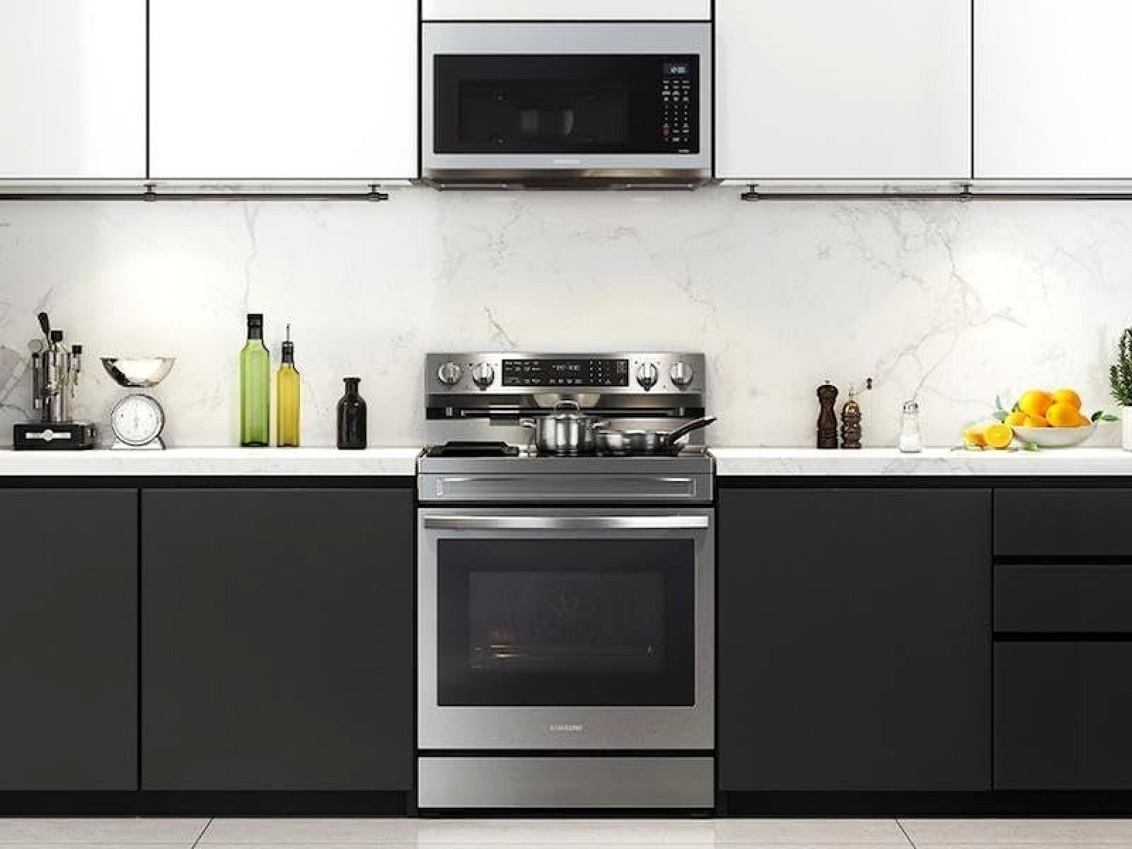 Samsung 6.3 cu. ft. Smart Freestanding Electric Range with No-Preheat Air Fry, Convection+, & Griddle, Stainless Steel NE63A6711SS - Image 3