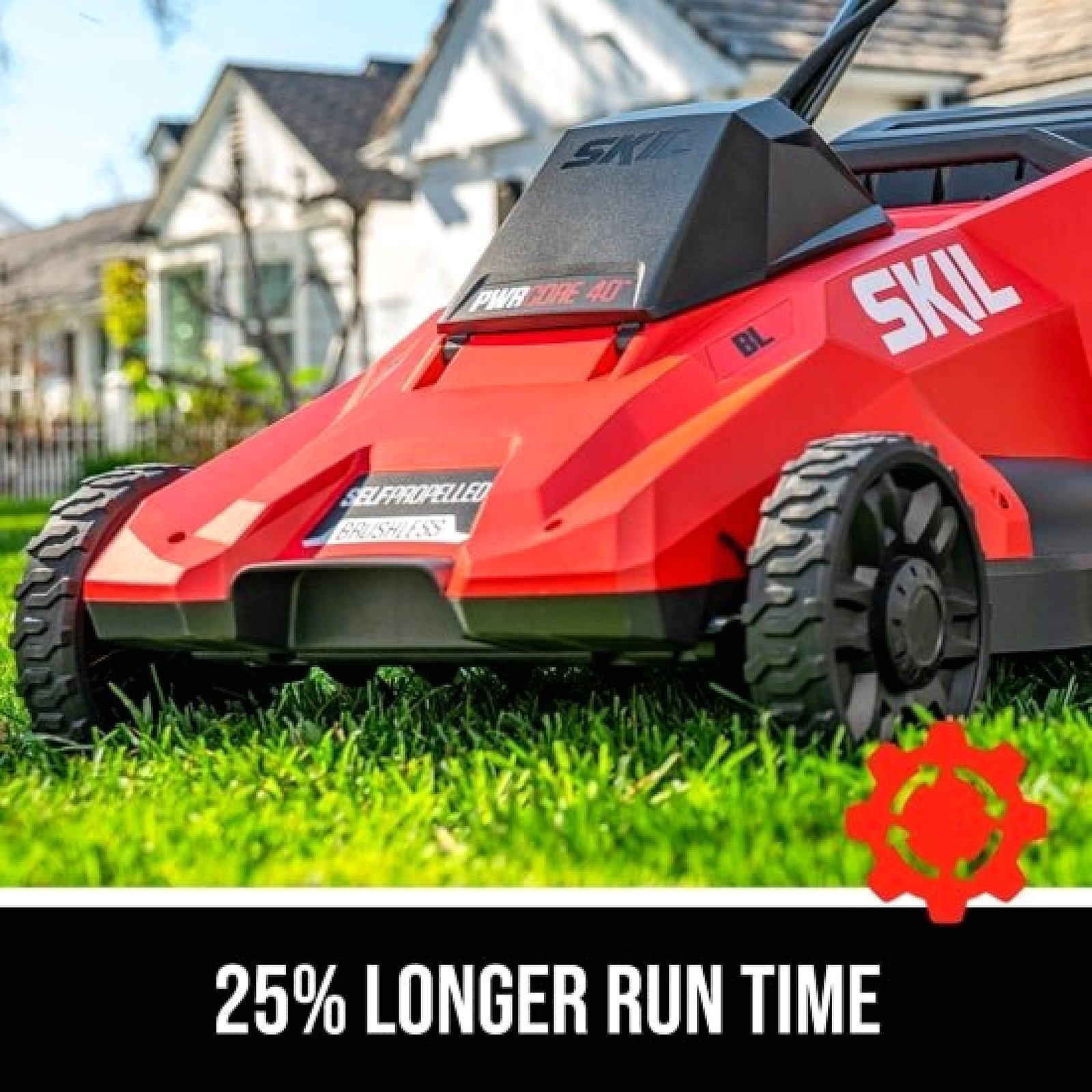 Skil PWR CORE 40-volt, 20-in Self-Propelled Battery Walk Mower with (1) 6 Ah Battery Included | SM4910C-11 - Image 2