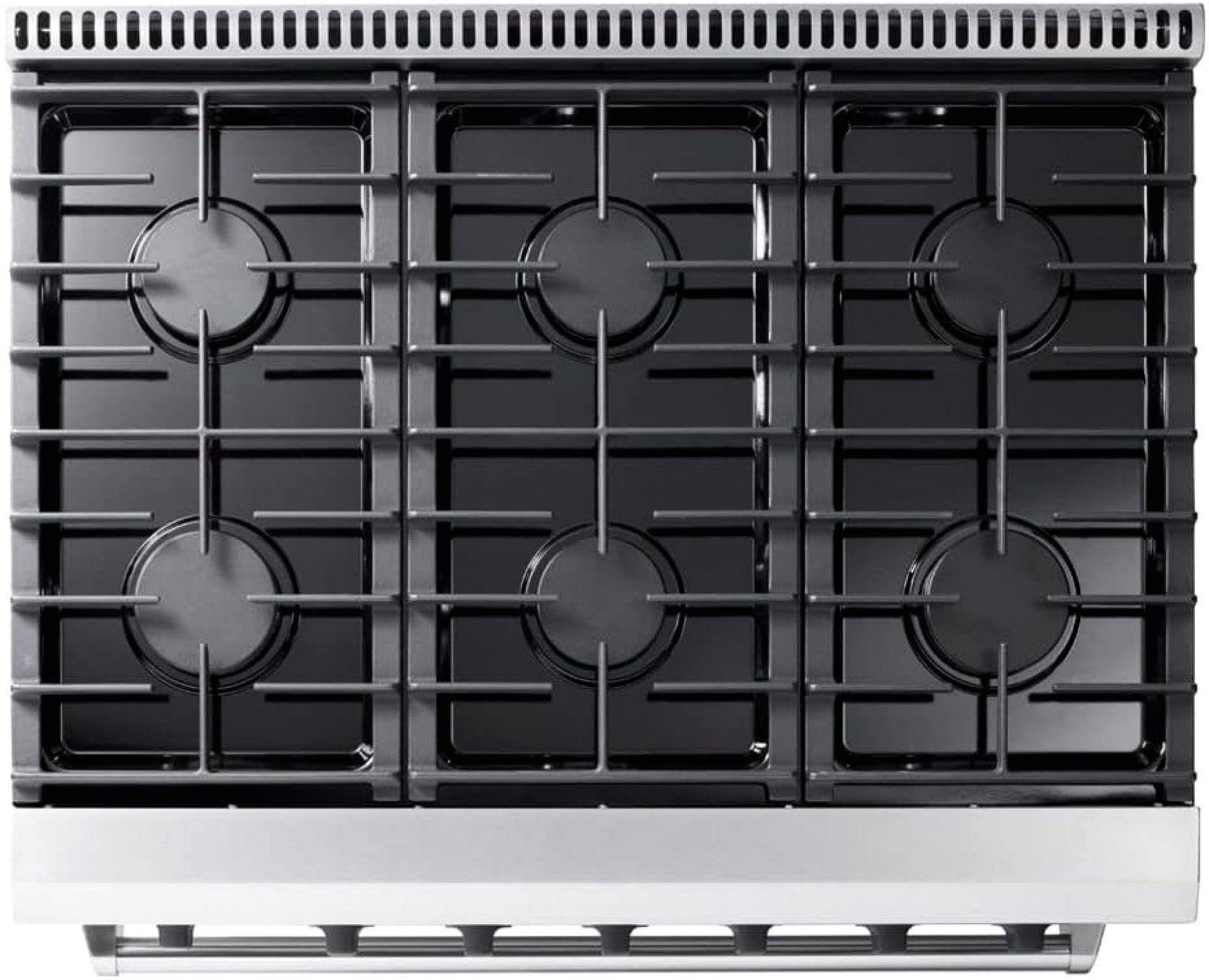 Thor Kitchen LRG3601U 36-Inch Professional Freestanding Gas Range with Convection Oven, Stainless Steel - Image 3